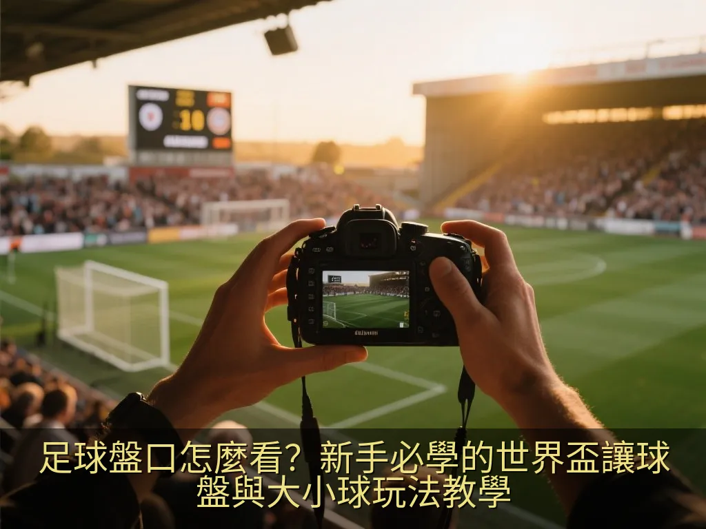 足球盤口怎麼看？新手必學的世界盃讓球盤與大小球玩法教學
